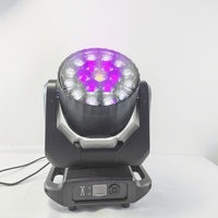 Luz de efecto de tira con zoom 19x20W, luz de cabeza móvil con efecto ojo de abeja grande y mezcla de colores para espectáculos, discotecas, teatros, bodas, bares y eventos de DJ