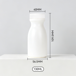 Botella de HDPE con Forma de Bola de Boliche de 130 ml, Botella para Cápsulas de Vitaminas, Botella para Suplementos y Tabletas con Tapa de Rosca - Product Image 6