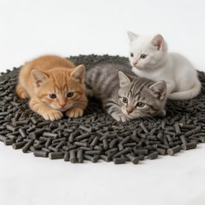 Litière pour chat DongnaiPETS de première qualité, 100% bois de pin naturel, écologique, biodégradable, 10L, charbon actif, sans odeur - Product Image 1