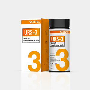 Bandelettes de test de <span class=keywords><strong>diagnostic</strong></span> pour infections urinaires, 3 paramètres, bandelettes d'analyse d'urine pour le glucose, le pH et les protéines, URS-3 - Product Image 1