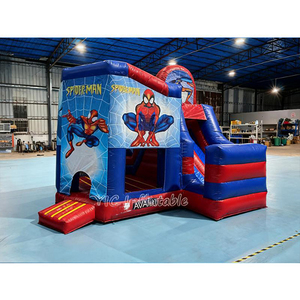 Castillo Inflable <span class=keywords><strong>de</strong></span> <span class=keywords><strong>Spiderman</strong></span> <span class=keywords><strong>de</strong></span> Grado Comercial, Juegos Inflables para Patio <span class=keywords><strong>de</strong></span> Recreo, Alquiler para Fiestas Infantiles al Aire Libre - Product Image 1