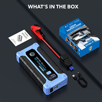 Démarreur d'urgence portable 12 V pour batterie de voiture, pour jusqu'à 10 L de diesel ou 7 L d'essence
