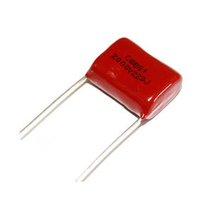 Condensateur à film mince haute tension CBB81 2000V223J 2KV22NF 0.022UF P20 - Product Image 1