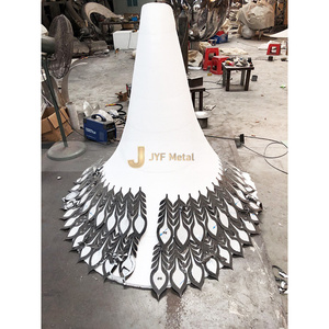 Escultura personalizada de Arte de acero inoxidable ANW269 para decoración exterior - Product Image 1