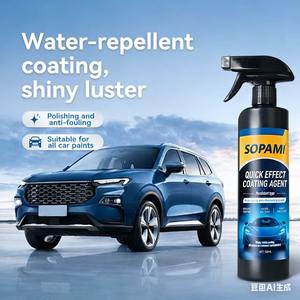 Spray de Revêtement Rapide pour Voiture, Nouveau Agent de Revêtement à Effet Rapide 2026 pour Voiture, Sprays de Cire et Polissage 3-en-1 Haute Protection Sans Eau - Product Image 4