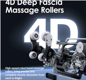 เก้าอี้นวดแบบพับได้ทั้งตัวทำจากหุ่นยนต์คุณภาพสูง4D พิเศษพร้อมแบตเตอรี่ลิเธียมในตัว - Product Image 5