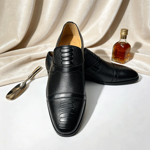 Mocasines de Cuero con Patrón de Cocodrilo de Lujo para Hombre, Mocasines con Textura Exótica, Elegantes Zapatos Formales Sin Cordones para Caballero 2026 - Product Image 3
