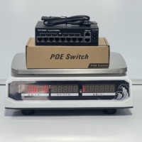 Switch PoE Fast Ethernet de 8 Puertos con 2 Uplinks IEEE 802.3af/at 120W para Cámaras IP CCTV