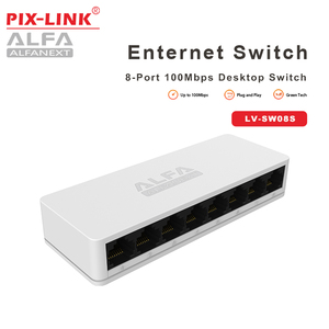 <span class=keywords><strong>Mini</strong></span> commutateur réseau PIX-LINK 10/100 / 100Mbps commutateur Ethernet 8 ports répartiteur <span class=keywords><strong>Internet</strong></span> Hub RJ45 de bureau - Product Image 5