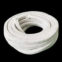 Bandes de fibres céramiques, corde torsadée en fibres céramiques pour la protection des câbles et des tuyaux, isolation ignifuge