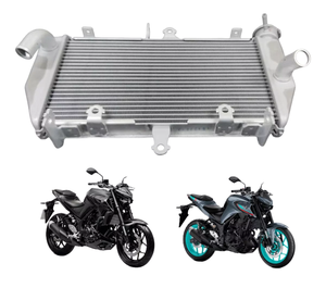 Conjunto de Radiador Ya-ma-ha <span class=keywords><strong>MT03</strong></span> MT-03 para <span class=keywords><strong>2017</strong></span> a 2023 36524fz2 B04E246100, Aluminio, para Motocicleta y Scooter, Garantía de 12 Meses - Product Image 1