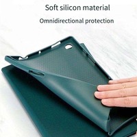 Tab S6 Lite için koruyucu 10.4 inç Klavye Tablet Kılıfı 360 derece Dönen TPU Tam Kapsama Alanı Düşmeyi Önleyici Kalem Yuvası PU