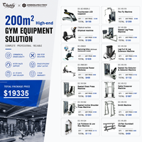 Équipement de musculation à charges réglables, ensemble complet pour l'Europe 500 ㎡   Machines de musculation durables de qualité européenne pour salles de sport commerciales, prix Chine inclus