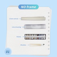 Kits de peinture par numéros DIY personnalisables, ensemble de peinture à l'huile non personnalisé pour adultes, enfants et débutants, livraison directe