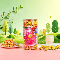 180g Instant Canned Fruit Flavored Popcorn Non-GMO Corn Zero Trans Fat Healthy Snack for Adults & Children