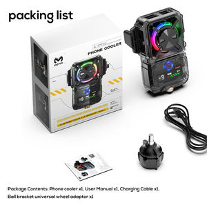 Refroidisseur de téléphone portable MEMO DL23 RGB Light Semiconductor avec plaque conductrice thermique étendue pour le streaming en direct - Product Image 6