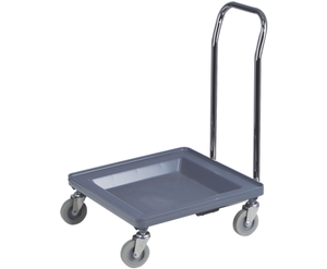 अच्छी गुणवत्ता वाले प्लास्टिक सार्वभौमिक पहिया स्टेनलेस स्टील रसोई ट्रॉली रैक परिवहन सफाई उत्पादों के साथ - Product Image 1