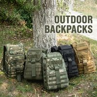 Sac à dos camouflage Oxford tendance avec fermeture éclair, idéal pour le camping, la chasse et la randonnée, doublure en polyester – Offre spéciale