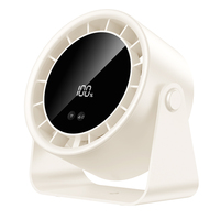 Ventilador de Escritorio sin Aspas de Alta Calidad, Montado en la Pared, con 100 Velocidades, Alimentado por USB, Circulación de Aire, Apto para Oficina, Exteriores y Camping
