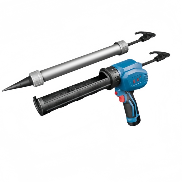 Dongcheng 3400N High-Pressure 12V Cordless Grease Pump Single Temperature Battery Operated Excavator Gun Power Caulking Guns