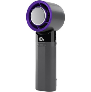 Ventilateurs à main circulaires rechargeables tendance 2025, ventilateurs portables USB de 3000 mAh pour l'extérieur, ventilateurs de bureau pliables électriques miniatures - Product Image 1