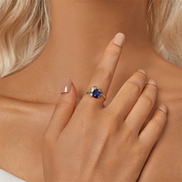 Article de mode original le plus vendu classique Bague serpent lune étoile en argent S925