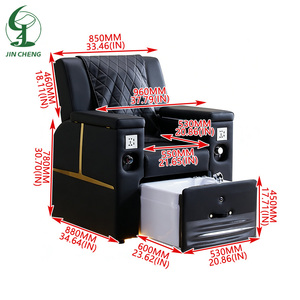 <span class=keywords><strong>Fauteuil</strong></span> de pédicure moderne et luxueux Jincheng, <span class=keywords><strong>noir</strong></span>, avec massage et bain de pieds électrique, réglable, mobilier de spa et de salon - Product Image 6