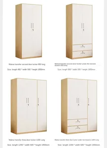 ตู้เสื้อผ้าจัดระเบียบตู้เสื้อผ้าห้องนอนที่ทันสมัยขายส่ง - Product Image 5