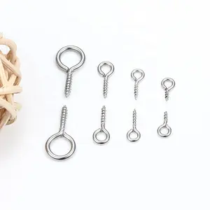 High quality Manufacturer Stainless Steel Jewelry Sheep Eye Shape Pin For DIY Jewelry Unique Accessories Claw Screw Pins