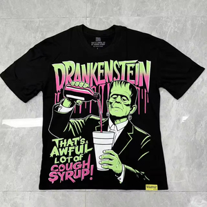 เสื้อยืดผู้ชายไซส์ใหญ่ พิมพ์ลายดิจิทัล ผ้าฝ้ายคุณภาพสูง 100% ระบายอากาศได้ดี เป็นมิตรกับสิ่งแวดล้อม - Product Image 2