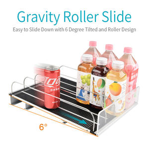 Bottiglia di plastica a gravità porta rullini per bevande - Product Image 3