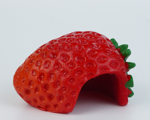 Nichoirs pour crabes ermites, design fraise-<span class=keywords><strong>ananas</strong></span>, sculpture en résine écologique, modèles grands et petits, pour aménagement paysager naturel de plage et de terrains pour animaux - Product Image 5