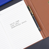 Articles promotionnels d'entreprise, agenda en PU, papeterie, cadeau, journal personnalisé, bureau, A5 avec stylo, coffret cadeau