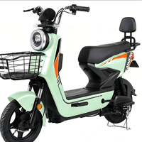 Vélo électrique chinois haute vitesse 20 km/h, pneus larges, batterie au plomb-acide 60V 20Ah