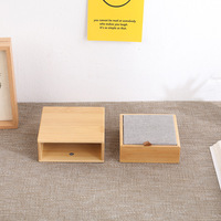 Doublure sûre chaude boîte en bois de pin massif de haute qualité pour verre céramique tasse à thé emballage spécial boîte-cadeau