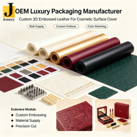 Jemery – Revêtement de surface en cuir silicone 3D gaufré, extensible et respirant, pour décoration de voitures de luxe – Fabricant OEM