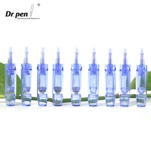 Cartucho de agujas drpen A1 agujas azules con cubierta 1/3/5/7/ 9/12/24/36/42/Nano pines uso para microneelding y PMU - Product Image 6