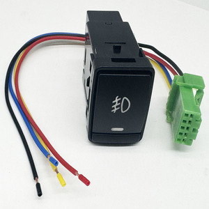 Nissan Navara <span class=keywords><strong>NP300</strong></span>パスファインダーX-Trail用12V 3A LEDライトプッシュスイッチフォグ駆動スポットリアカーライトロッカースイッチボタン - Product Image 5