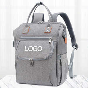 Gran capacidad <span class=keywords><strong>panaleras</strong></span> Maman wickeltasche personalizar impermeable SAC a Langer USB elegante pañal momia mochila bebé bolsa de pañales - Product Image 1