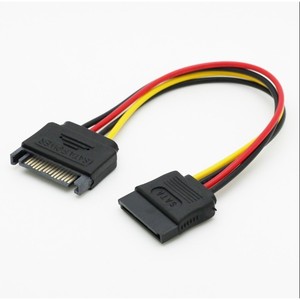 Cable de extensión de alimentación Sata de 20 cm, 15 pines, macho a hembra, para ordenador y PC - Product Image 4