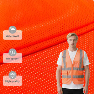 Haute qualité 100% Polyester maille tissu sport maillot léger coquille extérieur veste tricoté tissu antistatique <span class=keywords><strong>pas</strong></span> <span class=keywords><strong>cher</strong></span> Polyester maille - Product Image 3