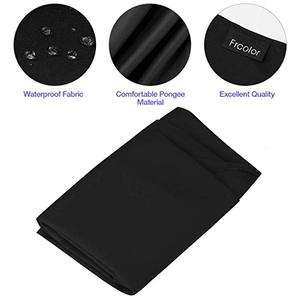 Capa de Peluquería Impermeable con Logotipo Personalizado Shengyuan, Capa de Corte de Pelo de Belleza con Broches, Cuello de Silicona de Poliéster, Capas de Peluquería Negras - Product Image 5