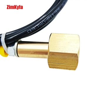 Tuyau adaptateur CO2 haute pression 1,5 m/90 cm pour machine Grohe Blue Home, compatible avec les bouteilles de 2 à 10 kg - Product Image 5
