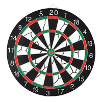 Cible de fléchettes en sisal pour enfants avec zone de notation accrue, jeu de fléchettes professionnel pour l'intérieur