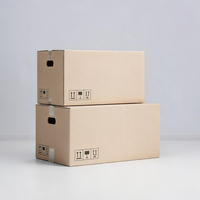 Cajas de Cartón Corrugado para Mudanza, Personalizadas con Logotipo, de Pared Simple o Doble, Color Marrón, Cajas de Envío de Cartón Resistente