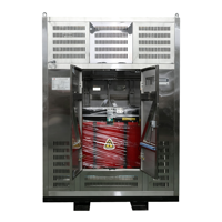 Transformateur sec en résine moulée SCB10 triphasé 50/60Hz 160-315kVA 10kV/0.4kV tout cuivre pour distribution électrique intérieure