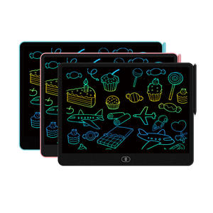 Papan gambar mainan edukasi anak-anak, papan tulis LCD warna-warni bisnis monokrom, warna 15 inci - Product Image 1