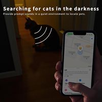 Nouveau collier pour chat AirTag, sangle de cou réglable pour chaton avec étui de suivi anti-perte, conception de sécurité à rupture rapide
