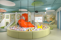Aire de jeux interactive pour enfants avec piscine à balles et éléments STEM, conçue pour les écoles, les garderies et les aires de jeux (convient à plus de 200 personnes)