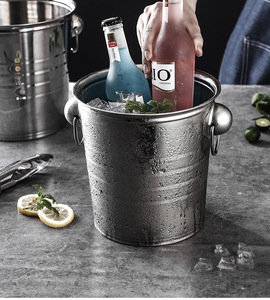 Venta al por Mayor de Cubetas de Acero Inoxidable LT166 Grandes para Hielo, Bebidas Refrigeradas, Champán, Vino y Cerveza - Product Image 2